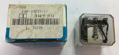 POTTER & BRUMFIELD KUP-14D15-12 RELAY 12VDC 250VAC 10A 1/2HP0