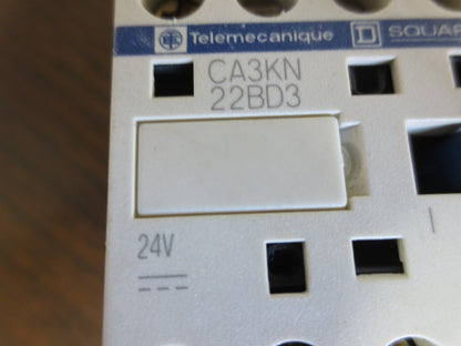 TELEMECANIQUE CA3KN22BD3 CONTACTOR 24V 10A 690V4