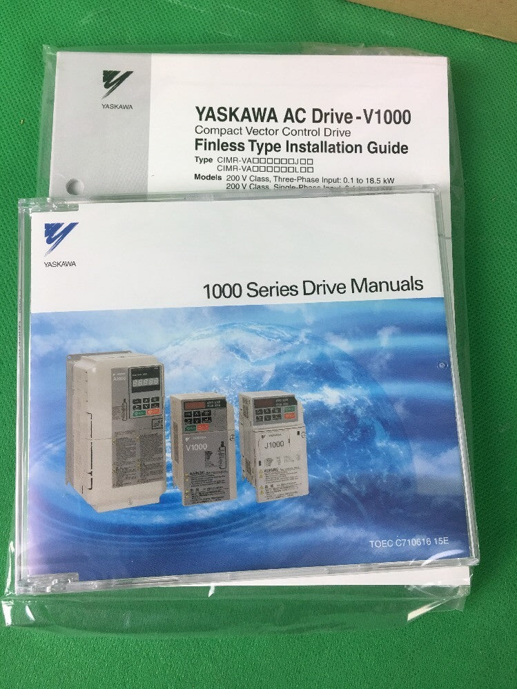 YASKAWA V1000 DRIVE CIMR-VU4A0001JAA 400V 1.2A AC 3PH 480V3