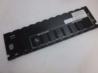 GE FANUC IC693CHS391N 10-SLOT BASE - EMI ENHANCED - CPU, POWER SUPPLY SLOTS0