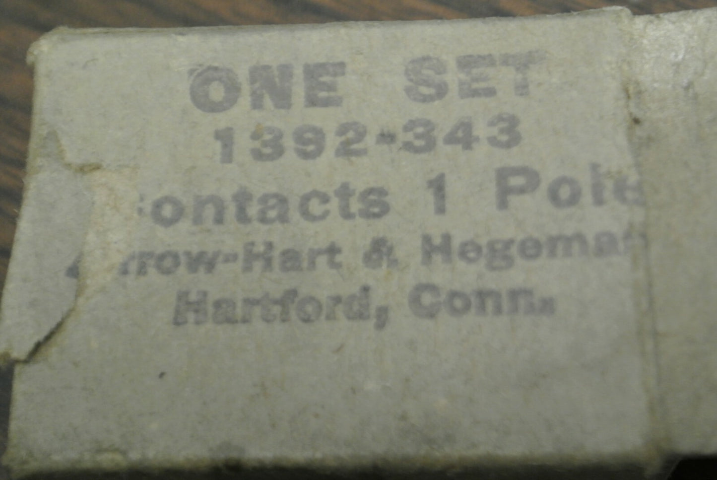 ARROW-HART 1392-343 CONTACT KIT / 1 POLE / NEW SURPLUS1