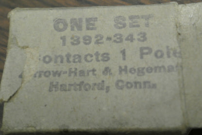 ARROW-HART 1392-343 CONTACT KIT / 1 POLE / NEW SURPLUS1