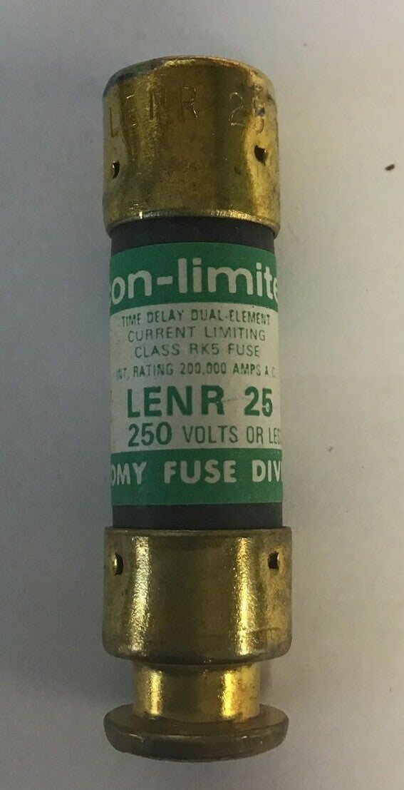 ECONOMY LENR 25 FUSE CLASS RK5 ECON-LIMITER 250VAC 25A ***LOTOF10***3
