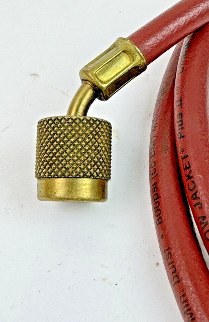 YELLOW JACKET - PLUS II 72" 1/4" CHARGING HOSE - RED - 4000 PSI / 800 PSI2