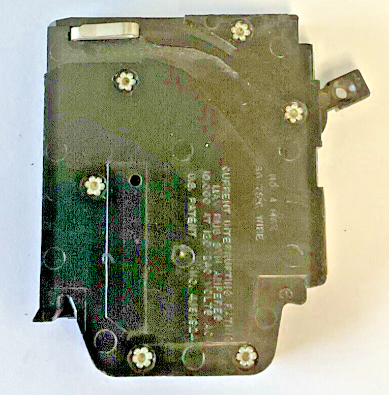 CUTLER HAMMER MH115R CIRCUIT BREAKER 15A 1POLE MISSING LUG SCREWS **LOTOF4**4