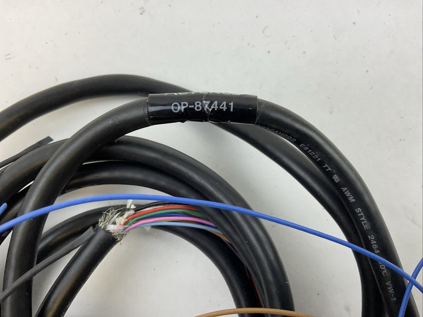 KEYENCE OP-7441 POWER I/O CABLE1