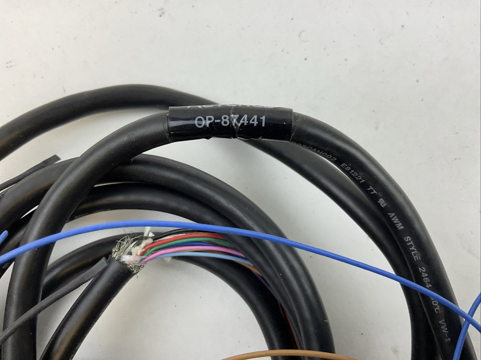 KEYENCE OP-7441 POWER I/O CABLE1