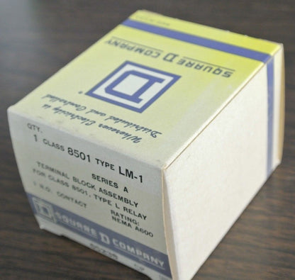 SQUARE D CLASS 8501, TYPE LM-1 - TERMINAL BLOCK ASSEMBLY - NEW SURPLUS7