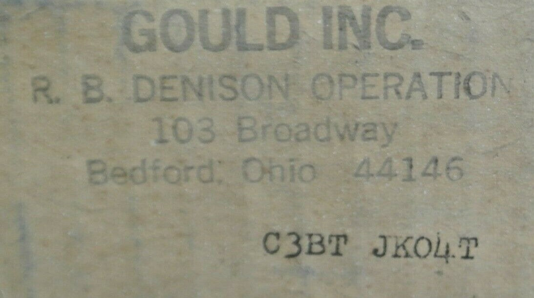 GOULD / R.B. DENISON C3BT-JK04T LIMIT SWITCH / NEW SURPLUS7