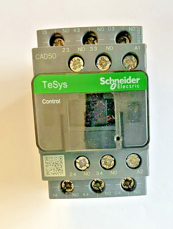 SCHNEIDER ELECTRIC CAD50G7 CONTROL RELAY 120V 50/60HZ1