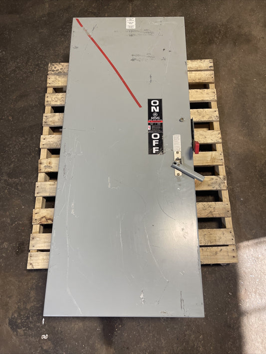 GE TH3225J FUSIBLE SAFETY SWITCH MOD 11 400A 2P 125HP 240VAC 250VDC TYPE 1,5,120