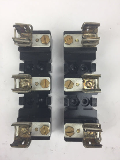 ALLEN BRADLEY 1491-N226 FUSE BLOCK 31-60 AMPS 250 VOLT 3 POLE SERIES A1