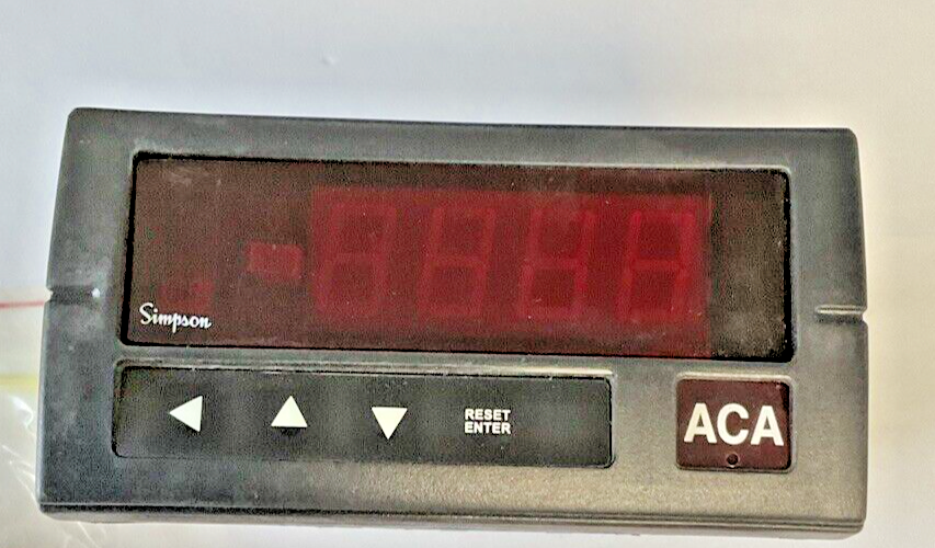 SIMPSON 1FD10 DIGITAL PANEL METER 120VAC 50/60HZ 10VA1
