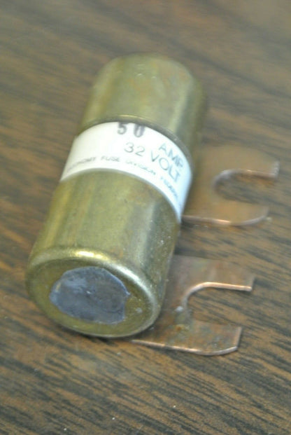 ECONOMY / FPE OBH-50 BOLT-ON FUSE / 50A / 32VDC / NEW SURPLUS4