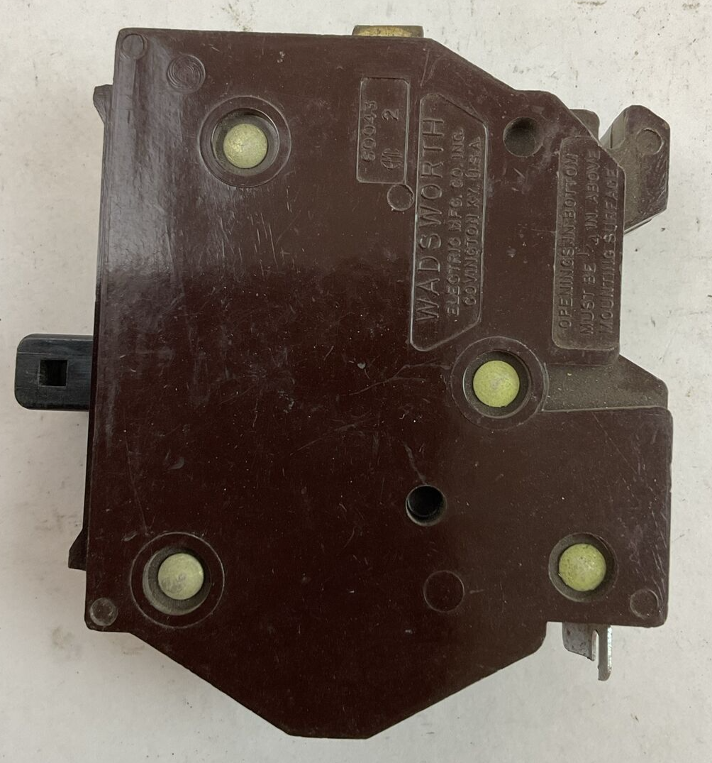 WADSWORTH B1520 15/20AMP 2POLE 120/240VAC CIRCUIT BREAKER5