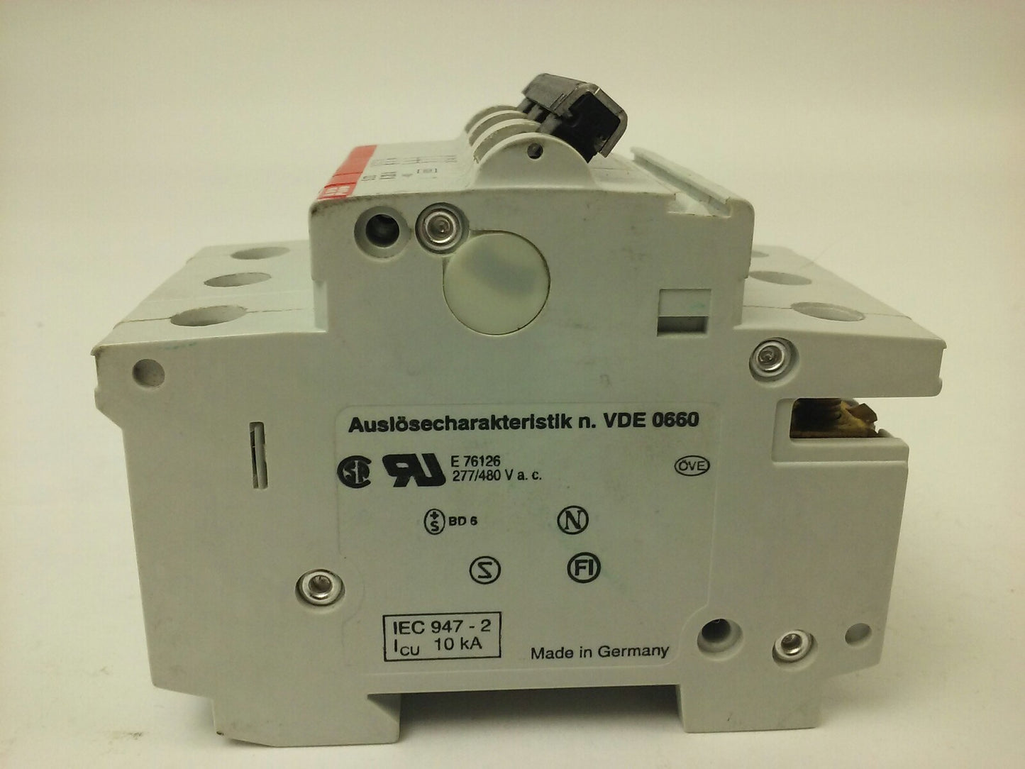 ABB, S273-K20A, CIRCUIT BREAKER, 3P, 277/480VAC, 10KA, 20A, VDE0660, NEW SURPLUS1