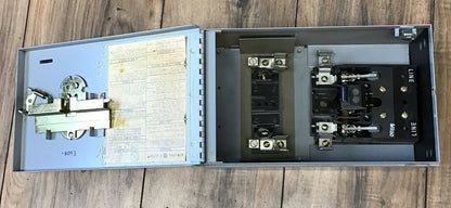 GENERAL ELECTRIC TYPE QMR PANELBOARD UNIT 60A 240V THFP222 MOD.1 250VDC7