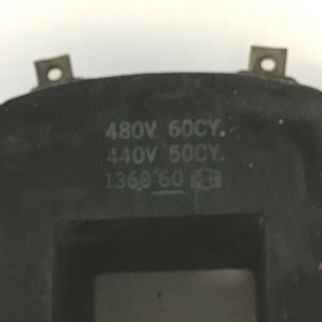 CUTLER HAMMER 1360-60 COIL 480V 60CY 440V 50CY 1