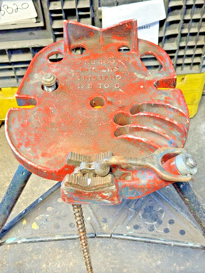 RIDGID - 700-12 - POWER DRIVE PIPE THREADER W/ STAND/BUCKET/DIE HEADS +SEE BELOW7