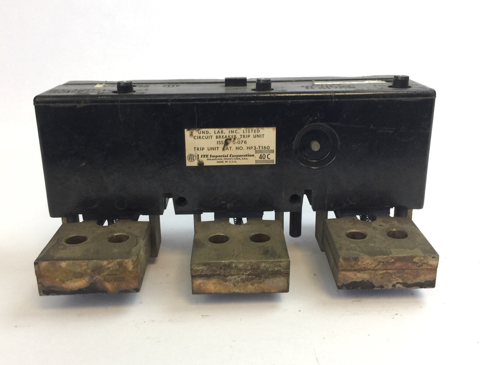 ITE GOULD HP3-T160 CIRCUIT BREAKER TRIP UNIT 1600AMP 3POLE2