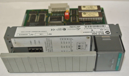 ALLEN-BRADLEY 1747-SN REMOTE I/O SCANNER MODULE - Ser. B - HOST FRN: 1.0b 0
