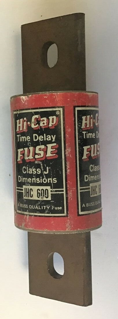 BUSS JHC 600 HI-CAP TIME DELAY FUSE CLASS J 600VAC 0