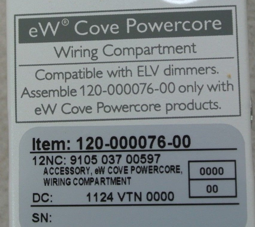 PHILIPS 120-000076-00 eW COVE POWERCORE WIRING COMPARTMENT - NEW SURPLUS5