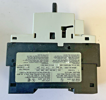 SIEMENS 3RV1021-0JA10 CIRCUIT BREAKER MOTOR CONTROL 12A 240V****LOTOF3****8