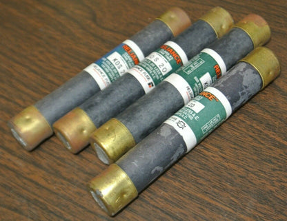LOT of 4 / RELIANCE KOS20 CLASS K5 ONE-TIME FUSE / 20A / 600V / NEW SURPLUS0