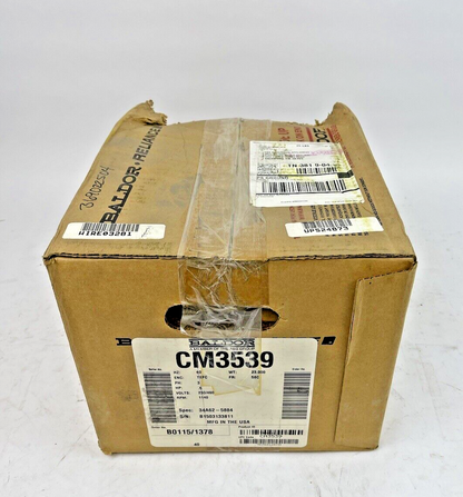 BALDOR - CM3539 - GP Motor - .5 Hp 3 Phase 230/460V 1140 RPM 56C Frame2
