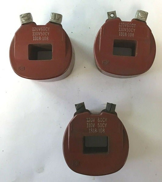CUTLER HAMMER 1318-108 COIL 120V60CY 110V50CY  ***LOTOF3***0