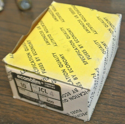 BOX of 10 / ECONOMY JCL4 CLASS J CURRENT-LIMITING FUSE / 4A / 600V / NEW SURPLUS4