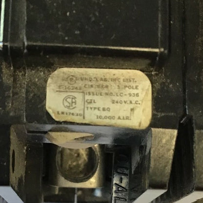 ITE BQD3040 CIRCUIT BREAKER 40AMP 3POLE 240VAC1