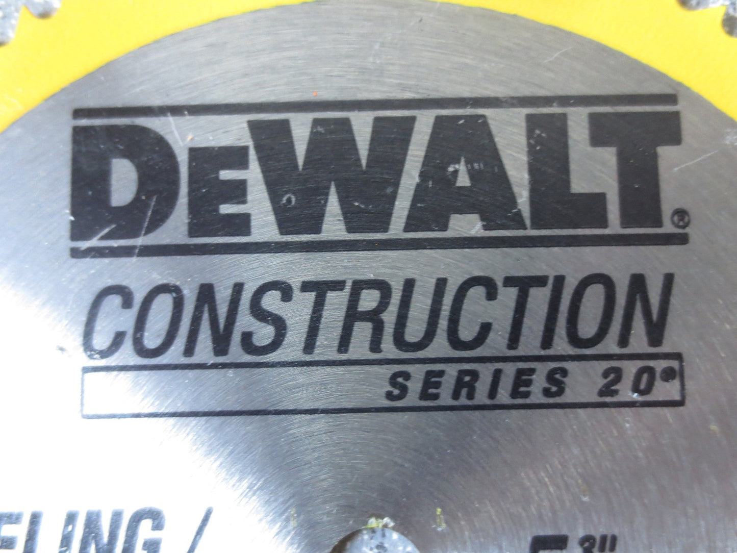 DEWALT DW9053 CONSTRUCTION CIRCULAR SAW BLADE 5-3/8" 78T SERIES 20 - NEW SURPLUS4