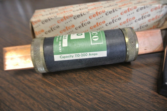 CEFCO R150 TIME LAG RENEWABLE FUSE / 250V / 150A / NEW SURPLUS / REN-150?0