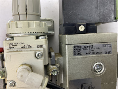 SMC AV2000-N02-5DZ 24VDC AW20-N02B-CZ-B 125PSI VHS20-N02B-Z 15-150PSI1