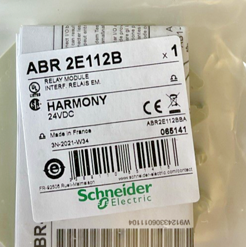 SCHNEIDER ELECTRIC ABR 2E116F RELAY MODULE 125VAC/DC 120..127V 60HZ1