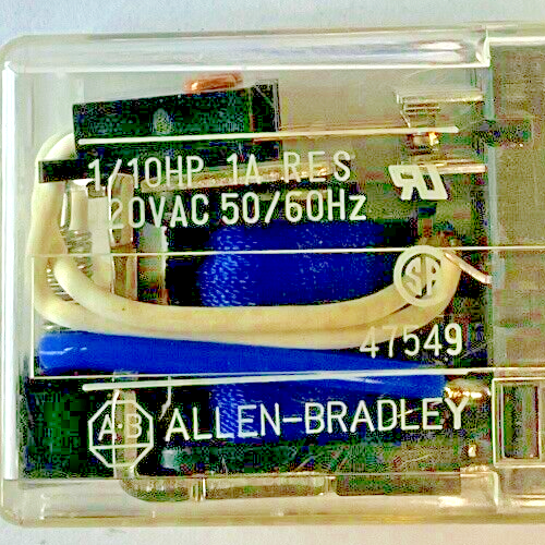ALLEN BRADLEY 700-HC54Z24-4 RELAY SER.A 24VDC 1/10HP 1A 120V 50/60HZ**LOTOF3**6