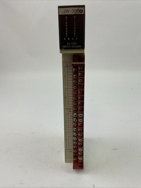 SHARP JW-35S DC OUTPUT MODULE 12/24VDC 1A/PNT. 8A/COM.0