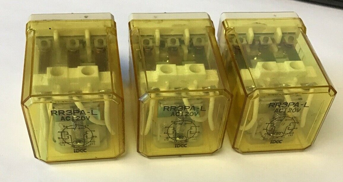 IDEC RR3PA-L RELAY 120VAC ***LOTOF3***0