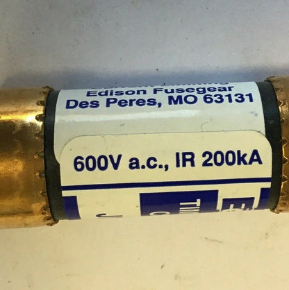 EDISON JDL1 TIME DELAY CLASS J 600VAC TYPE D 200KA ***LOTOF8***5
