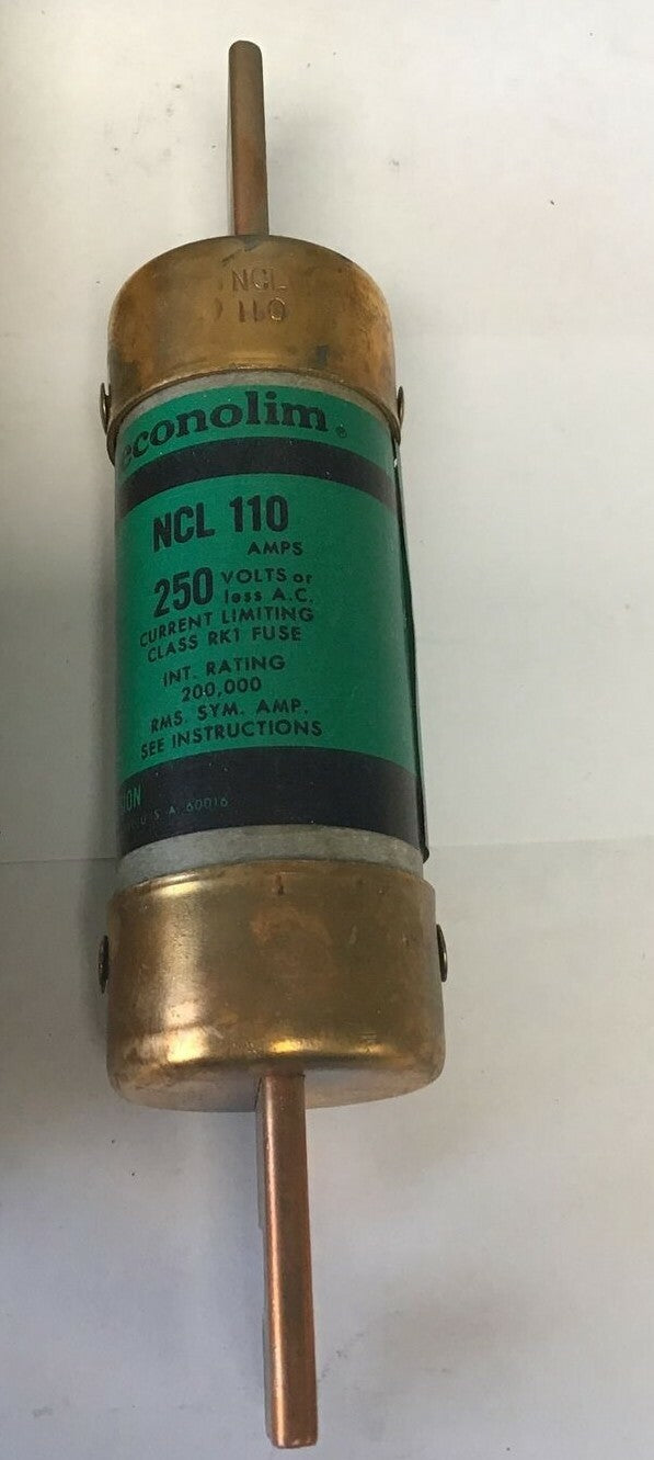 ECONOMY NCLR-110 FUSE ECONOLIM 110A 250V CLASS RK12