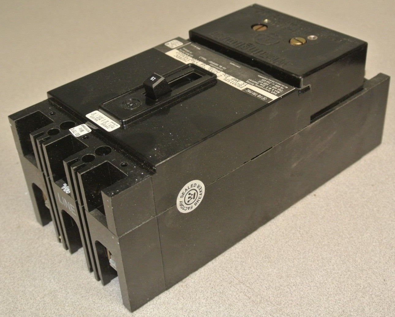 WESTINGHOUSE  FB2015PL TRI-PAC DE-ION CIRCUIT BREAKER / 15A /  NEW SURPLUS3