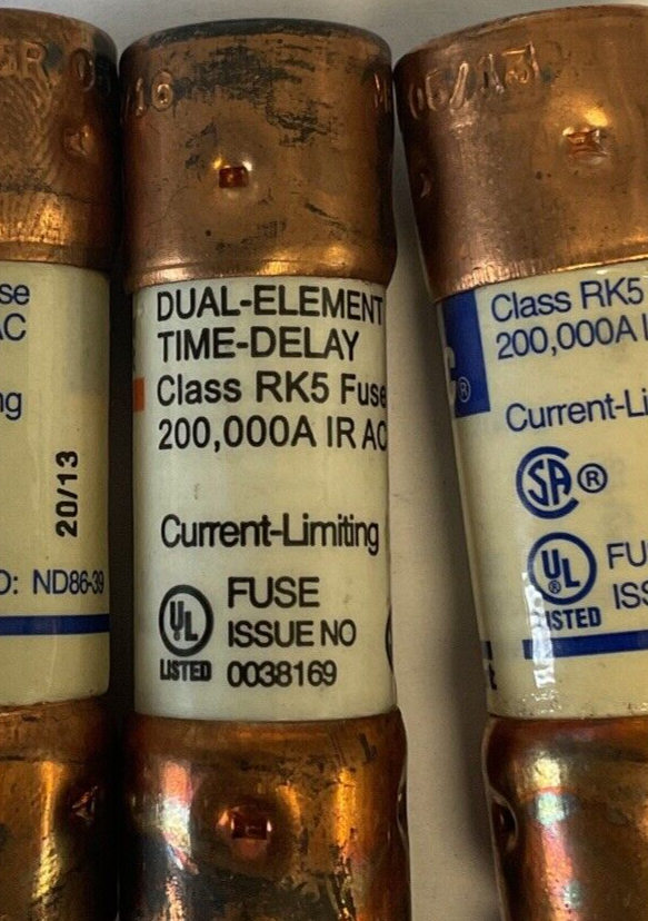 FERRAZ SHAWMUT TR15R FUSE 250VACRK5 ***LOTOF7***3