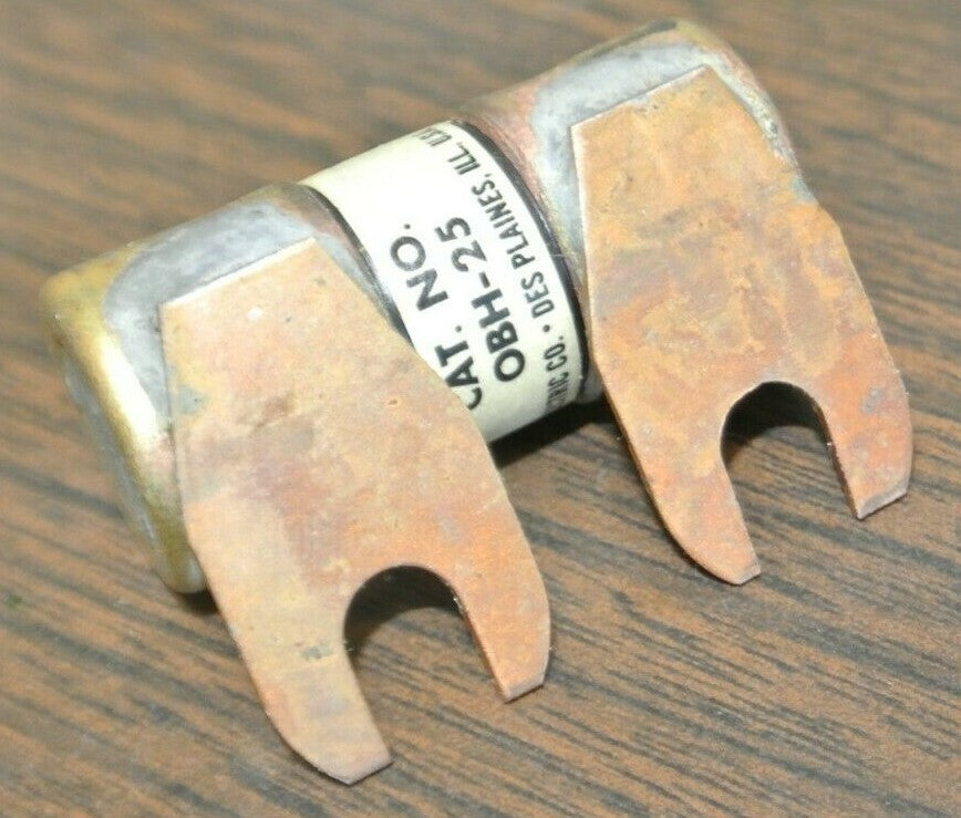 ECONOMY / FPE OBH-25 BOLT-ON FUSE / 25A / 32VDC / NEW SURPLUS3