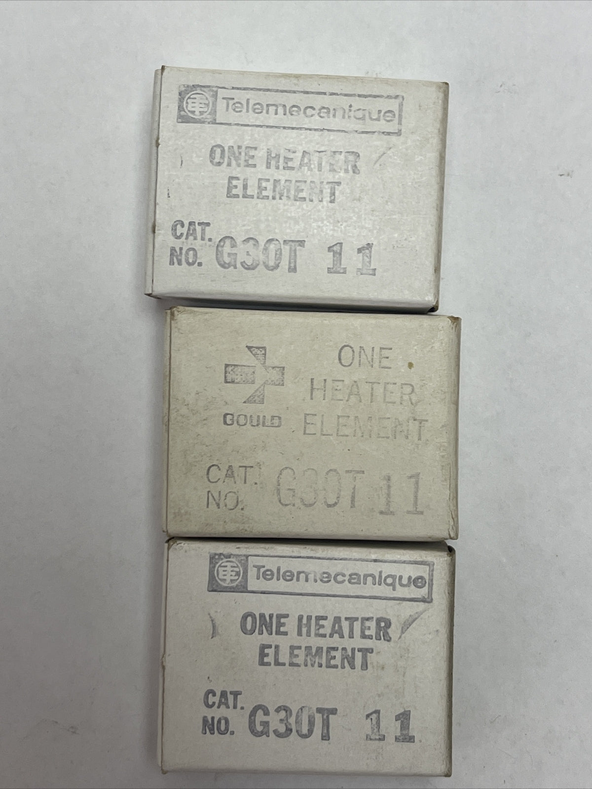 GOULD TELEMECANIQUE G30T11 HEATER ELEMENT (LOT OF 3)0