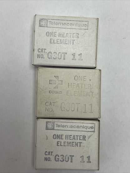 GOULD TELEMECANIQUE G30T11 HEATER ELEMENT (LOT OF 3)0