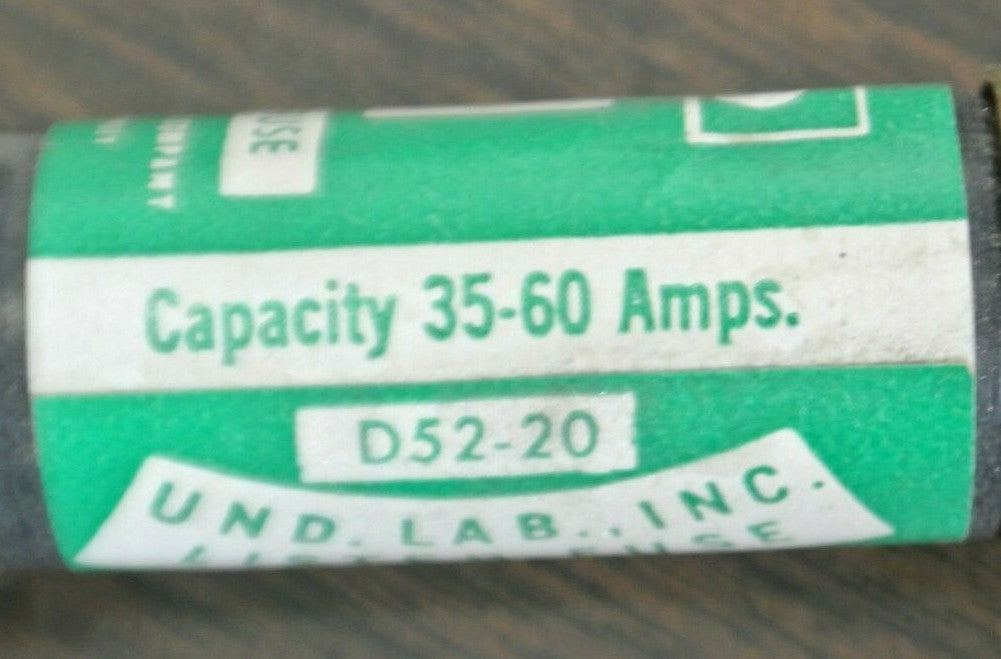 BOX of 10 CEFCO REN45 RENEWABLE FUSE / 45A / 250V / NEW SURPLUS  CAPACITY 35-60A4
