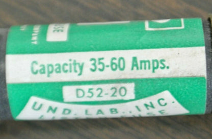 BOX of 10 CEFCO REN45 RENEWABLE FUSE / 45A / 250V / NEW SURPLUS  CAPACITY 35-60A4