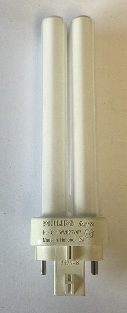 PHILIPS PL-C FLOURESCENT BULB 13W 4PIN ***LOTOF3***3